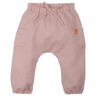 Pure Pure - Kid's Mini-Hose Baumwolle-Leinen - Freizeithose Gr 98 rosa