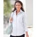 Blair Women's Foxcroft® Non-iron Classic Fit Solid Shirt - White - 14 - Misses