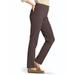 Blair Women's Classic Knit Denim Slim Jeans - Brown - PXL - Petite