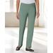 Blair Women's SlimSation® Straight-Leg Pants - Green - 16W - Womens