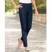 Blair Women's SlimSation® Tapered-Length Pants - Denim - 20W - Womens