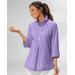 Blair Women's Clip-Dot Tunic - Purple - 3X - Womens