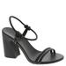 Steve Madden Harrlow - Womens 9.5 Black Sandal Medium