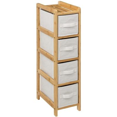 5five Simply Smart - Feines regal mit 4 körben tidy box aus bambus - 5five Image