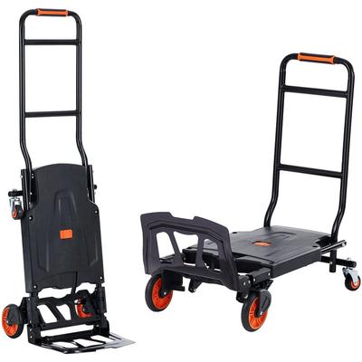 Mophorn - vevor 2-in-1 Sackkarre Klappbar 136kg Tragfähigkeit Transportkarre Aluminiumlegierung & Image