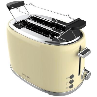 Vertikale Toaster Toast&Taste 1000 Retro Double Beige - Cecotec