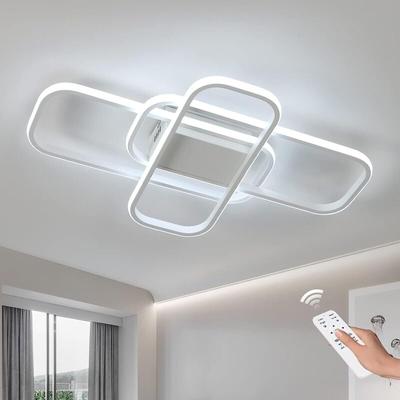 Goeco - Deckenleuchte Dimmbare Moderne Rechteck Deckenlampe Dimmbar 3000K-6000K Für Wohnzimmer Image