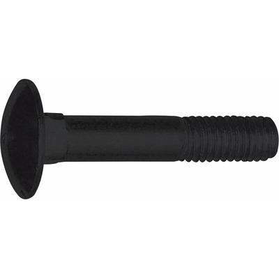 Schlossschraube M6 x 60mm Torbandschrauben verzinkt ohne Mutter DIN603 schwarz Image