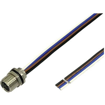 Bkl Electronic - 2701009 Sensor/Aktor Einbaubuchse M8 0.2 m Polzahl Sensoren: 3 1 St. Image