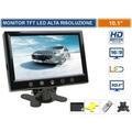 -senza Marca/generico- - monitor tft led 10.1' pollici con telecomando 2 ingresso video