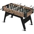 RayChee 54" L Foosball Table w/ Telescopic Rods Manufactured wood in Black/Brown/Green | 32.8 H x 26.4 W x 54 D in | Wayfair RQ23042-DW