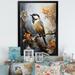 Design Art Transcendent Neutrals Portray Birds As Spiritual - Bird Canvas Wall Art Metal in Blue/Gray | 40 H x 30 W x 1.5 D in | Wayfair