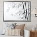 Design Art Black & White Wild Bamboo V - Bamboo Wall Art Living Room_106636 Metal in Black/White | 16 H x 32 W x 1 D in | Wayfair