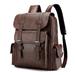 SHENGXINY Travel Backpack Clearance Leather Laptop Backpack for Men Work Business Travel Office Backpack College Bookbag Casual Computer Backpack Fits Notebook 15.6 Inch