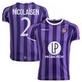 Toulouse Football Club Craft Auswärtstrikot 2023-24 - Kinder mit Aufdruck Europa League Nicolaisen 2