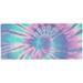 ALAZA Tie Dye Blue & Pink Spiral Large Gaming Mouse Pad Big Mousepad Mice Keyboard Mat with Non-Slip Rubber Base for Computer Laptop Home & Office 31.5 X 11.8 inch