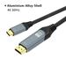 8K 60Hz USB C To HDMI 2.1 Cable 4K 120Hz Type C HDMI Cables HDMI-Compatible Thunderbolt 3 4 Converter Adapter For Laptop Macbook 930 4K 60Hz 3m