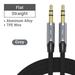 3.5mm Jack Audio Cable 3.5 Male to Male Cable Audio 90 Degree Right Angle AUX Cable for Car Headphone MP3/4 Aux Cord 5m BLACK BAP 2m