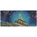 ALAZA Eiffel Tower In Starry Night Sky Large Gaming Mouse Pad Big Mousepad Mice Keyboard Mat with Non-Slip Rubber Base for Computer Laptop Home & Office 35.4 X 15.7 inch