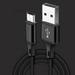 1m 2m 3m Micro USB Cable for Xiaomi Redmi Note 5 Pro Android Mobile Phone Data Cable for Samsung S7 Fast Charging Micro Charger black 1m