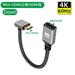 4K60Hz HDMI-Compatible Male To Female Extension Cable Micro/Mini HDMI-Compatible adapter Extender Wire Cord left/right/up/down Mini HDMI-Down 20cm