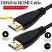 High Speed HDMI Cable HDMI-compatible 2.0 1080P 3D Audio Video Cables for TV Laptop PS3 Projector Computer Xbox 360 Cable 1M(3FT)