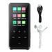 Portable Bluetooth Mp3 Player with 1.8inch Touchscreen Mini Sports Mp4 Music PlayerBlack