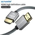 4K HDMI Cable High Speed 18Gbps HDMI 2.0 Cable HDR 3D Braided HDMI Cord ARC Compatible for MacBook Pro 2021 UHD TV Projector PC HDMI 2.0 Cable 0.5m