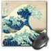 8 X 8 X 0.25 Inches The Great Off Kanagawa By Japanese Artist Hokusai Dramatic Blue Sea Ocean Ukiyo-E Print 1830 Mouse Pad (Mp_155631_1)