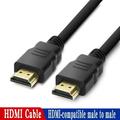 HDMI-compatible Cable Video Cables Gold Plated 1.4 4K 1080P 3D Cable for HDTV Splitter Switcher 0.3m 1m 1.5m HDMI to HDMI Cable black 0.3m