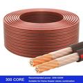 Speaker Cable High Quality 4N OFC HIFI OFC Oxygen Free Pure Copper Audio Line Cable Amplifiers Cords DIY HIFI Speaker Wire 300 Cores 25m