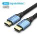 HDMI Cable 4K 2.0 Cable 10m 15M for PS4 Xiaomi Box HDMI Audio Cable Switch Splitter for TV HDMI Splitter Video Cord HDMI Fashion Blue Model 2m