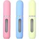 3/4/6 Pcs 5ML Perfume Atomiser Refillable Travel Perfume Bottle Mini Atomizer Spray Bottle Portable Empty Fragrance Bottle Container for Perfume Aftershave Travel Holiday (3Pcs-Pink+Blue+Yellow)