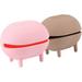 2pcs Beauty Egg Storage Box Silicone Container Silicone Makeup Sponge Holder Silicone Dish Sponge Makeup Storage Organizer Box Silicone Puff Box Beauty Sponge Travel Case Storage