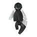 Toddler Baby Boys Autumn Outfit Sets Long Sleeve Hoodie Sweatshirt Drawstring Pants Infants Casual Tracksuits