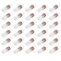 50 Pcs Essential Oil Bottle Empty Glass Bottles with Dropper Clear Cosmetic Liquid Droppers for Oils Leak-proof Travel