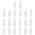 20 Pcs Graduated Dropper Bottle Eye Drops Container Travel Size Solvent Dispenser Plastic Containers Glass for Liquids Essential Oil