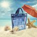 Baeitkot Mesh Shower Bag Travel Storage Bag Portable Beach Bag Cosmetic Organizer Handbag Mesh Travel Shower Caddy Tote Bag For Gym Swim Bathrooms Beach Bag Clearance