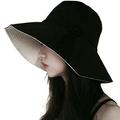 Women Wide Brim Straw Hat Beach Sun Hat Women s Sun Hat Face Sunscreen Shading Hat Summer Large Brim