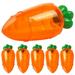 Carrot Box Party Candy Case Containers for Easter Plastic Gift Favor Boxes Bride Storage 6 Pcs