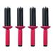 Limorve 2/4Pcs Hair Curling Roll Comb 17 Comb Teeth Round Hair Curler Fluffy Curly Air Volume Hair Brush Women Hairdressing Tool