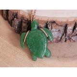 Hawaiian Natural Jade Turtle Necklace Hand Carved Jade Turtle Adjustable Choker