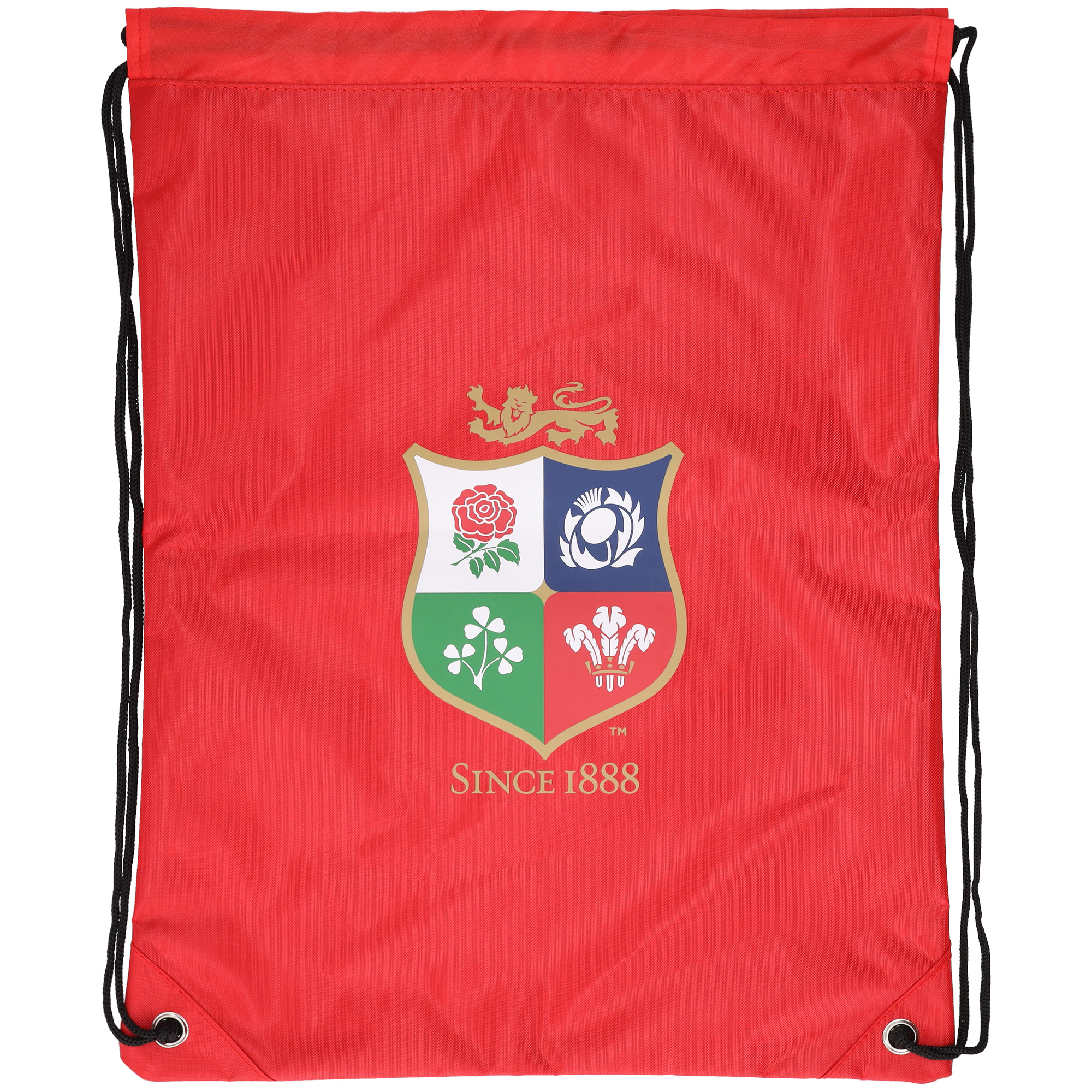 British & Irish Lions Kordelzugbeutel – Rot – 440 x 330 mm Image