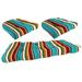 Breakwater Bay 3-Piece Tufted Outdoor Wicker Cushion Set for 1 Bench & 2 Chair Seats Polyester | Wayfair 1560153F5B424905BBD6E43E4E661906
