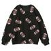 Baby Boys Girls Sweatshirts Autumn Winter And Rugby Printed Casual Long Sleeve Children S Pullover Jacket Black 5 Years-6 Years