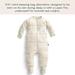 ergoPouch 2.5 TOG Sleeping Onesies For Baby Girl and Baby Boy - Baby Onesies for Easy Diaper Changes - Baby Girl Onesies Made with Breathable Materials (2-3 Years Oatmeal Marle)