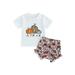 CenturyX Adorable Baby Girls 2 Piece Outfit with Halloween Pumpkin Print