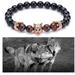 Kayannuo Clearance Items Black Wolf s Head Bracelet Reflects Temperament More Black Bracelet