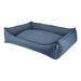 Tucker Murphy Pet™ by Arlee Home & Pet Cresent Lounger Orthopedic Eco-Friendly Memory Foam Dog Bed Plastic in Blue | 9 H x 27 W x 34 D in | Wayfair