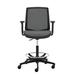 Inbox Zero Adapt Mesh Multi-Function Stool Height Task Chair Upholstered, Wood in Black | 49 H x 26.8 W x 23.3 D in | Wayfair